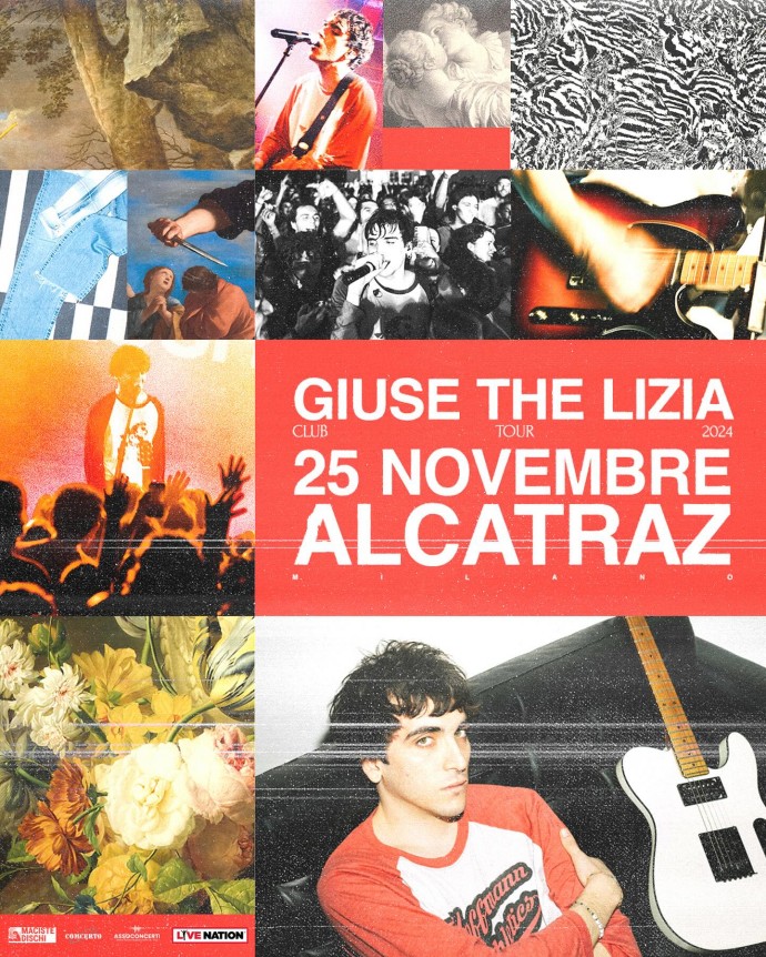 Giuse The Lizia per la prima volta live all'Alcatraz di Milano il 25 novembre 2024